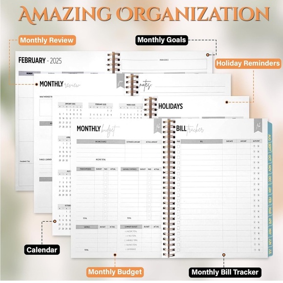 Mountain Landscape 2025 Planner Brand New - Picture 6 of 8